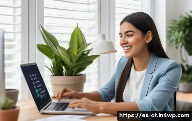 즉흥 스피치 연습을 위한 온라인 플랫폼 - A modern digital learning environment showing a young Hispanic professional woman practicing spontan...